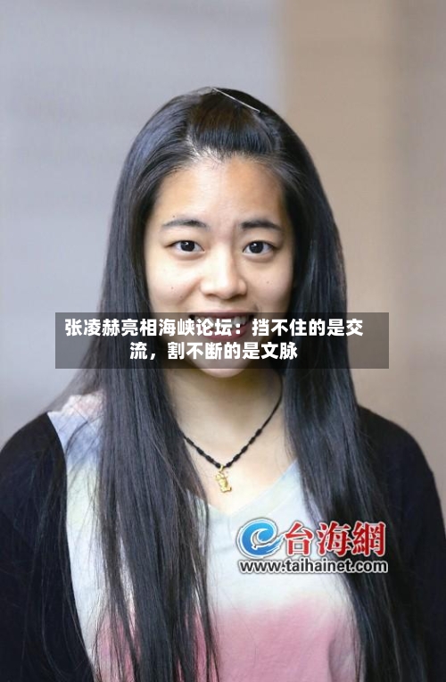 张凌赫亮相海峡论坛：挡不住的是交流	，割不断的是文脉-第2张图片