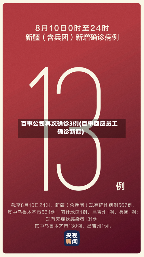 百事公司再次确诊3例(百事回应员工确诊新冠)